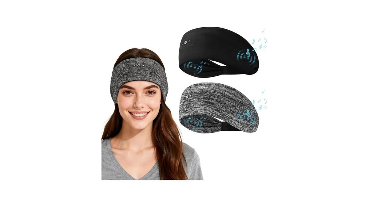 Sleep Headphones Bluetooth Headband Ultra-thin Speakers For Sleep 2-pack