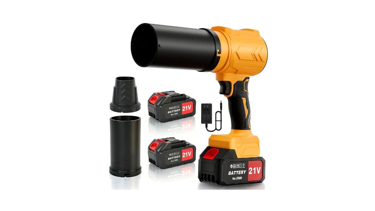 Electric Leaf Blower Cordless With Battery And Charger For Lawn