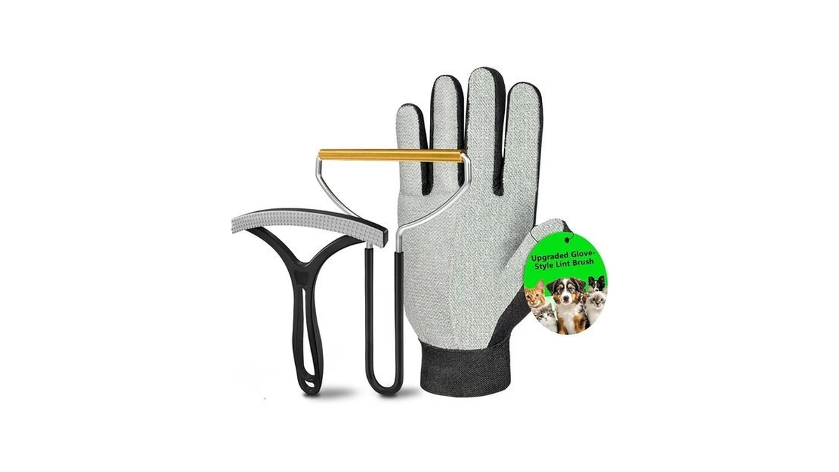 3pcs Lint Brush & Carpet Scraper & Pet Hair Remover