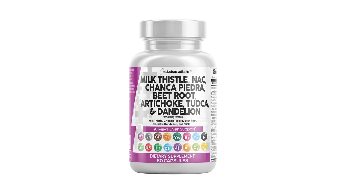 Clean Nutraceuticals Milk Thistle Nac Chanca Piedra Beet Root Artichoke