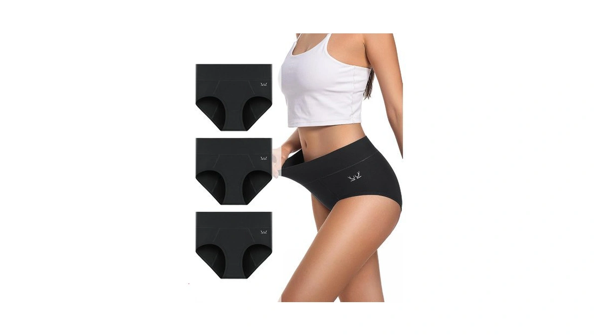 Ruixue Period Underwear For Women Heavy Flow, Leakproof High Waisted