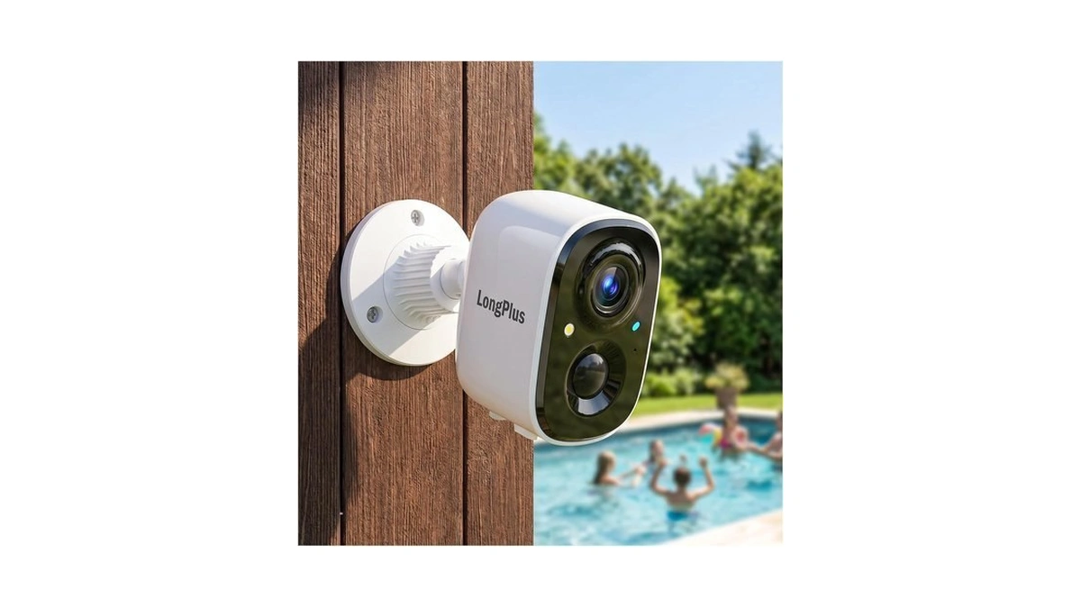 Longplus 3k Wireless Outdoor Security Camera With Ai Detection And