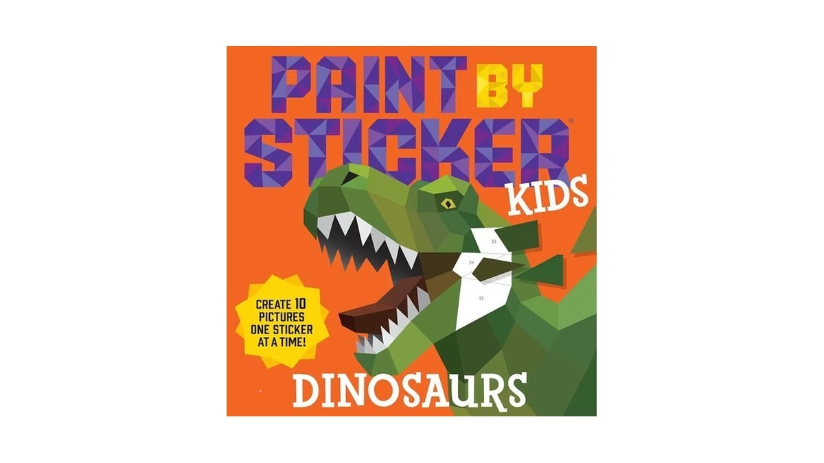 Paint By Sticker Kids (official): Dinosaurs: Create 10 Pictures One