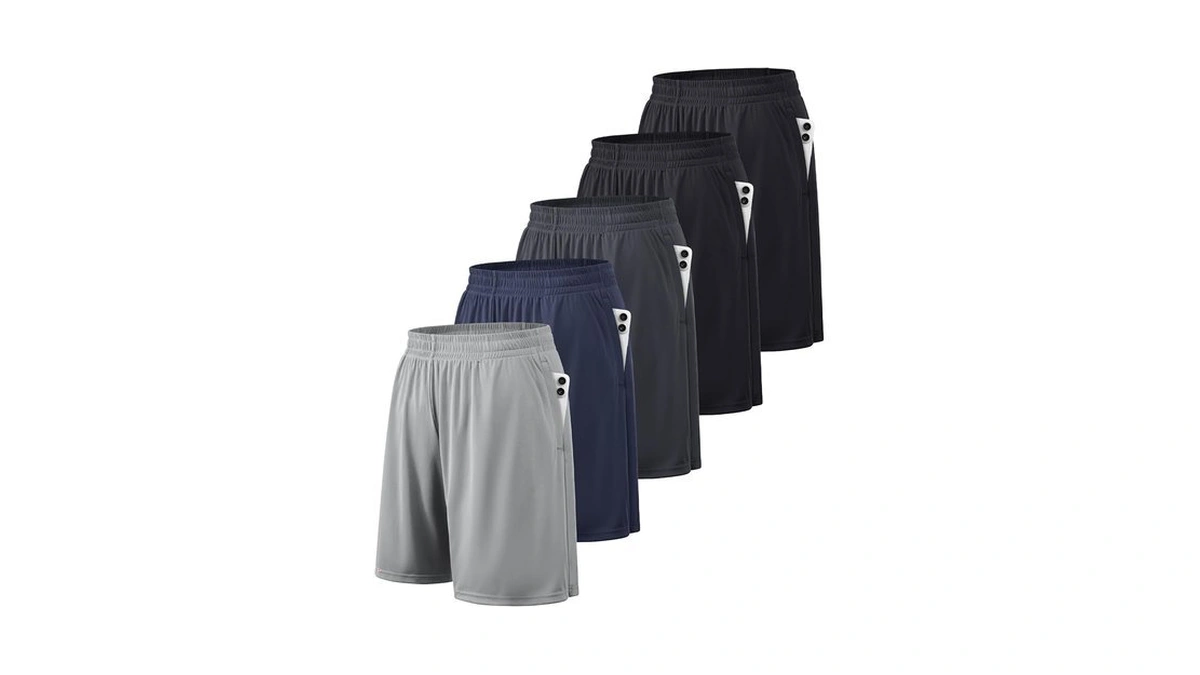 Balennz Mens Athletic Shorts With Pockets Quick Dry Workout Shorts