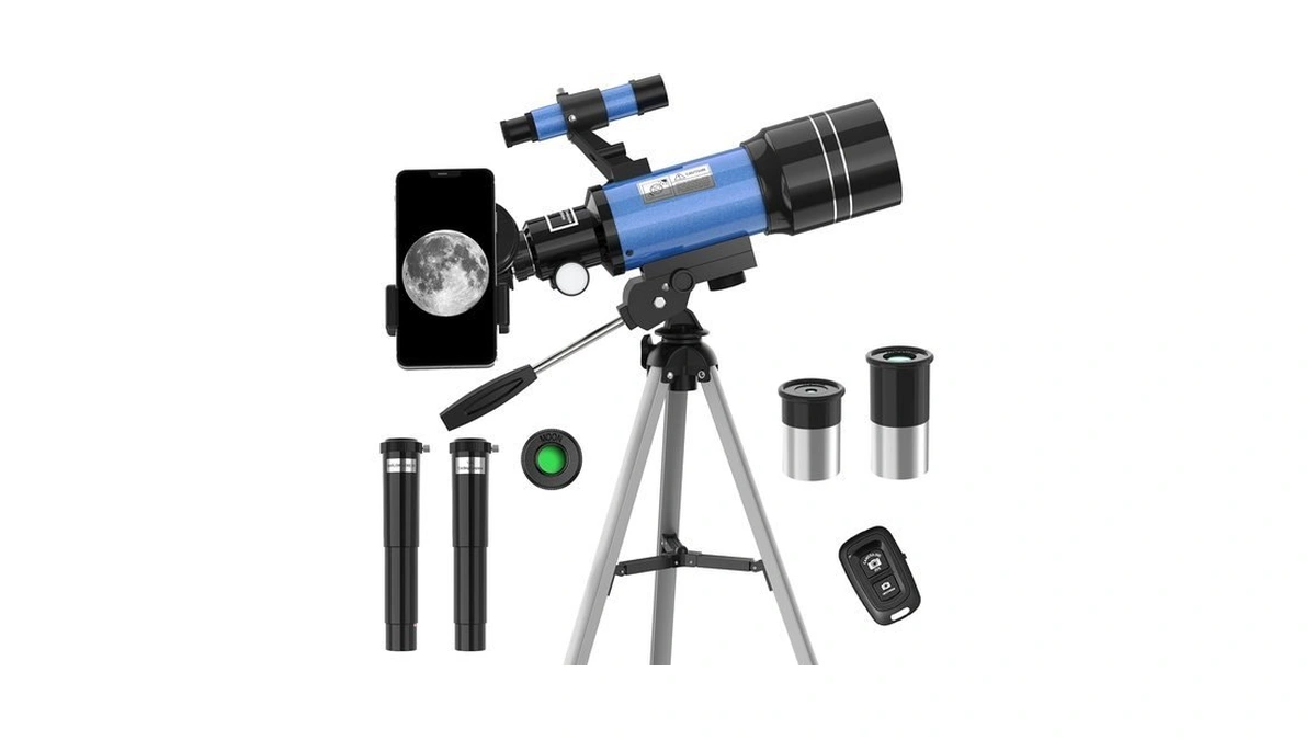 Telescope For Adults & Kids, 70mm Aperture Fmc Optics Telescopes