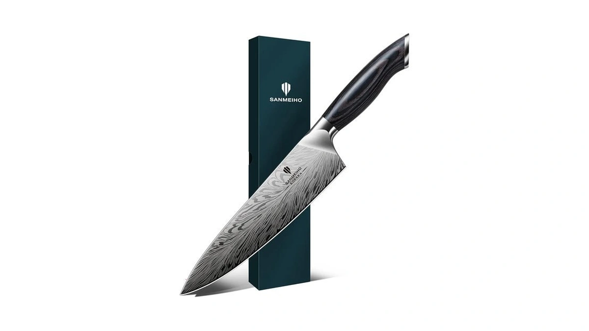 Sanmeiho Chef Knife In Powder Steel, Japanese Kitchen Knife 8