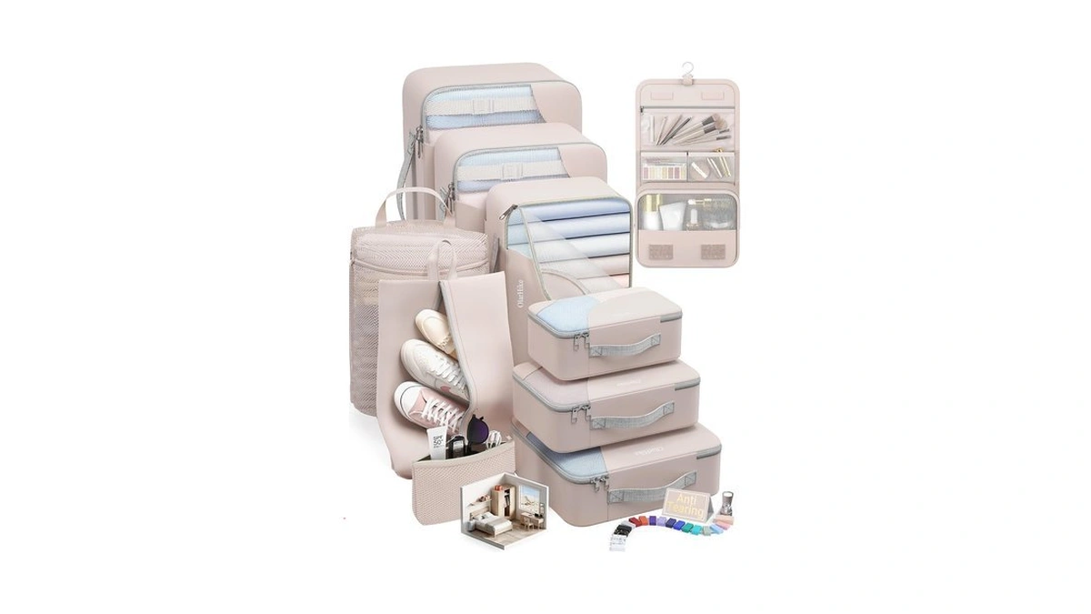 10 Set Packing Cubes For Travel, Gifts For Women Mom,anti-tearing