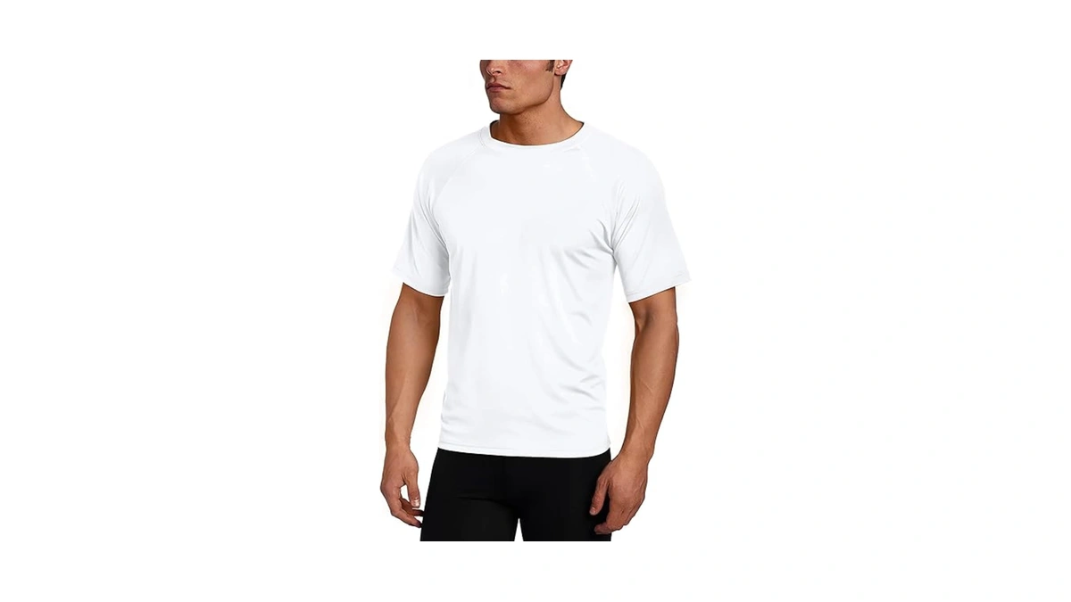 Kanu Surf Menβs Swim Shirt With Short Sleeves β Upf