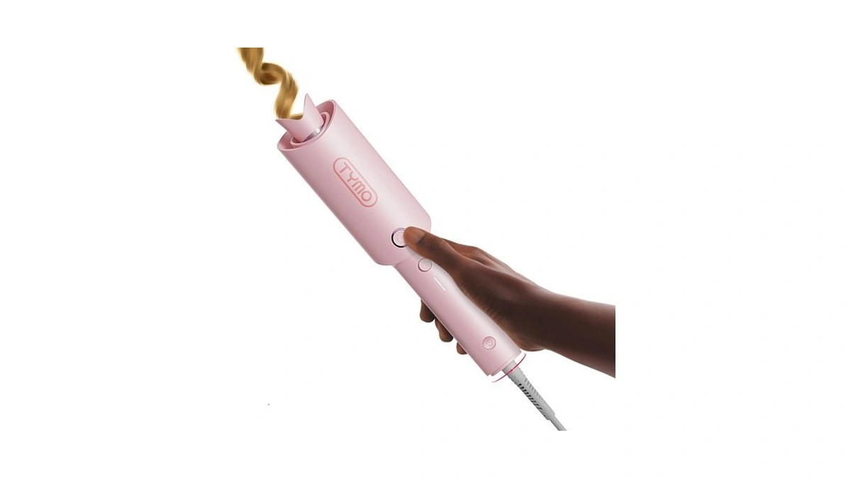 Tymo Automatic Rotating Curling Iron, Tymo Curlpro Beach Waves Hair