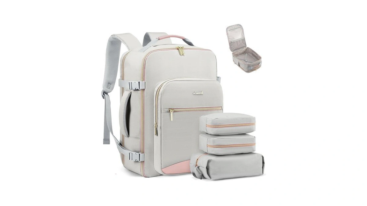 Lovevook 40l Travel Backpack Flight Approved Carry On Backpack,3 Packing