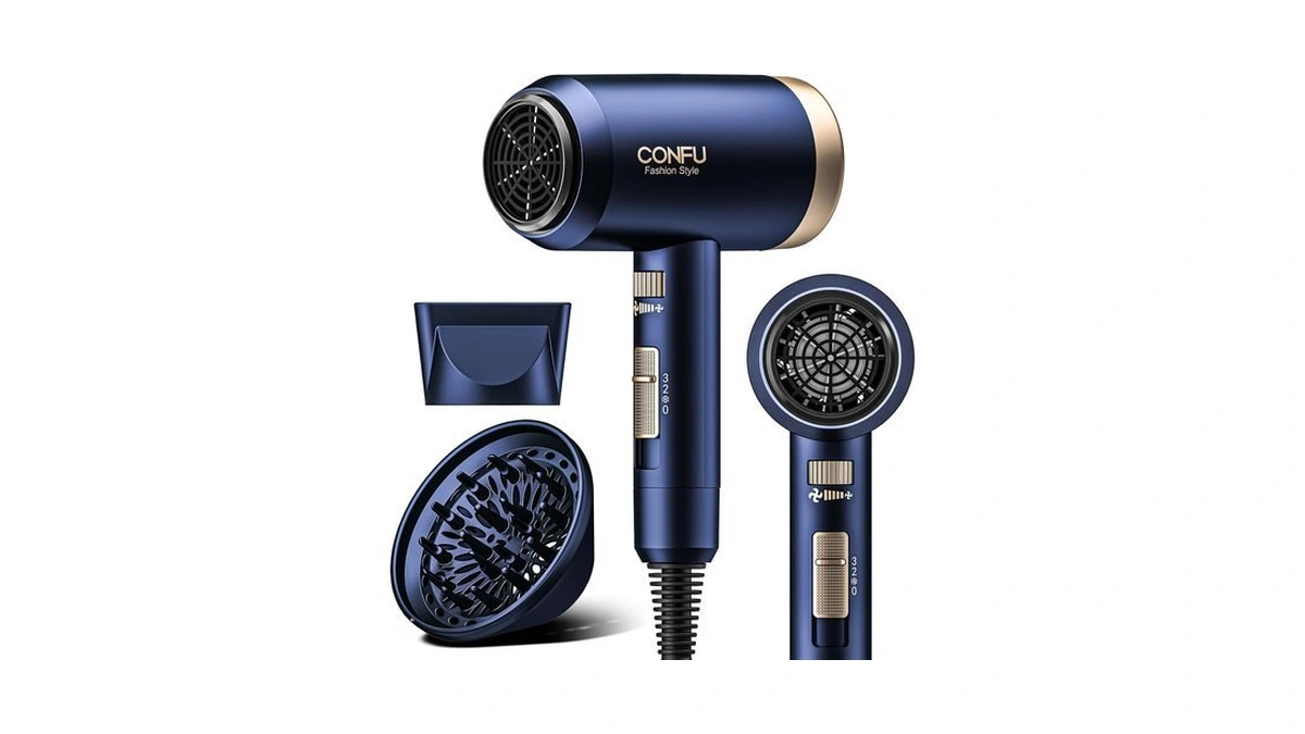 Hair Dryers For Women, Confu Hair Dryer With Diffuser, Blow