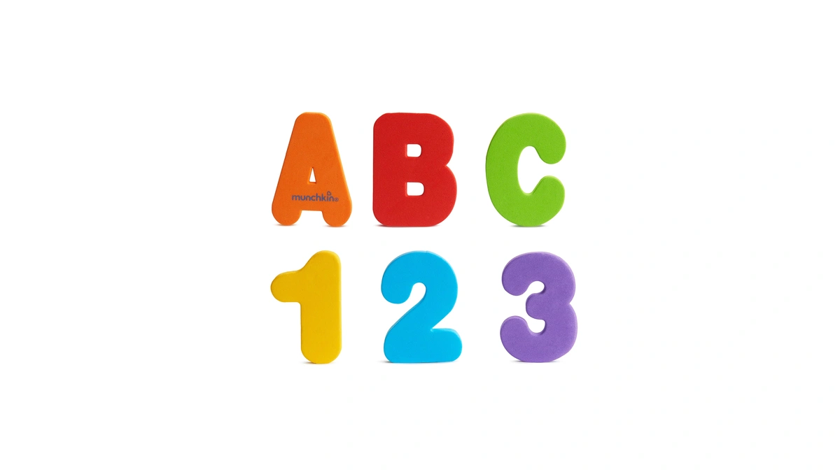Munchkin® Learn™ Bath Letters And Numbers 36pc Toddler Bath Toy