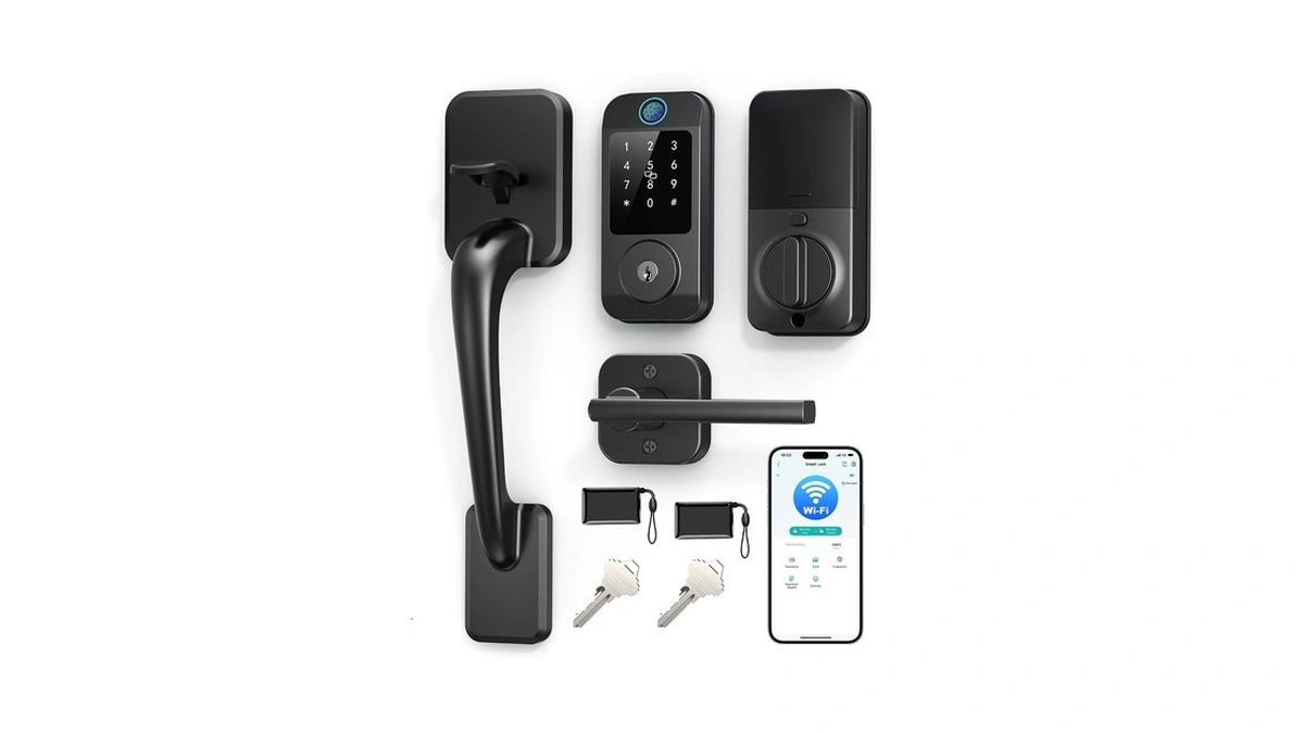 Firstriver Wi-fi Smart Front Door Lock Set, Keyless Entry Deadbolt