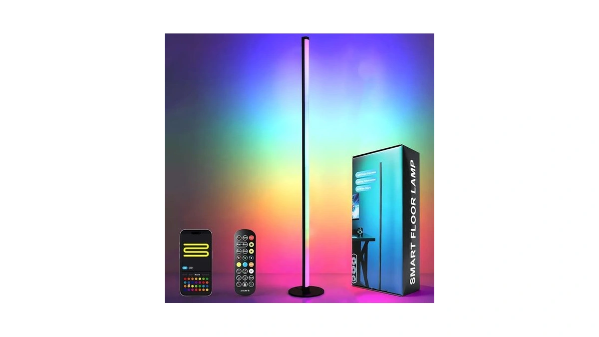Corner Floor Lamp With App & Remote Control 16million Diy