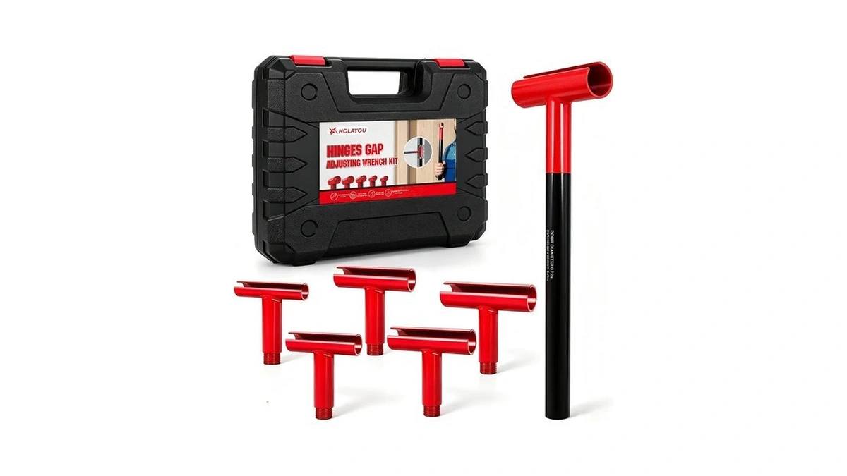 Holayou 5-in-1 Door Hinge Adjustment Tool For Residential,commercial Door