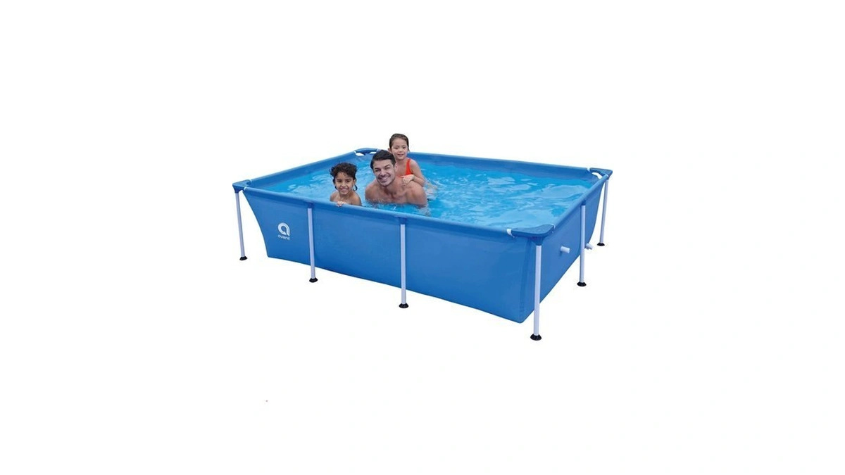 Dimar Garden Above Ground Swimming Pool For Adults, Outdoor Rectangular