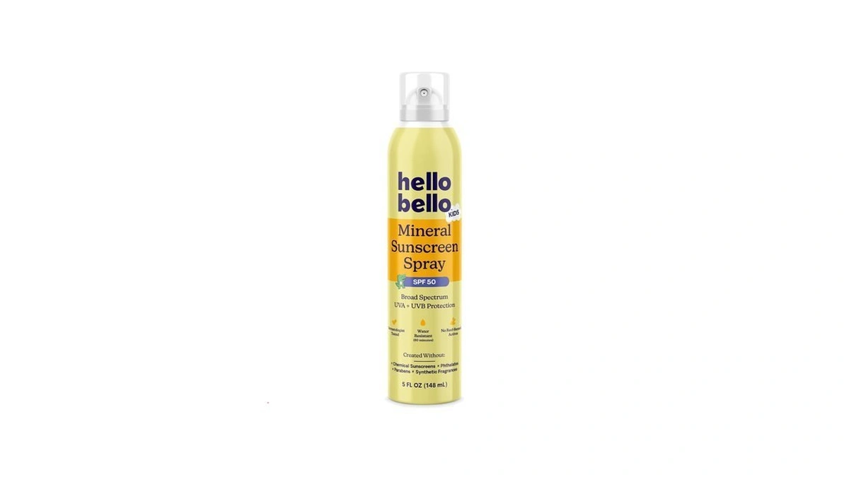 Hello Bello Kids Sunscreen - Spf50 Broad-spectrum Mineral Sun Spray,