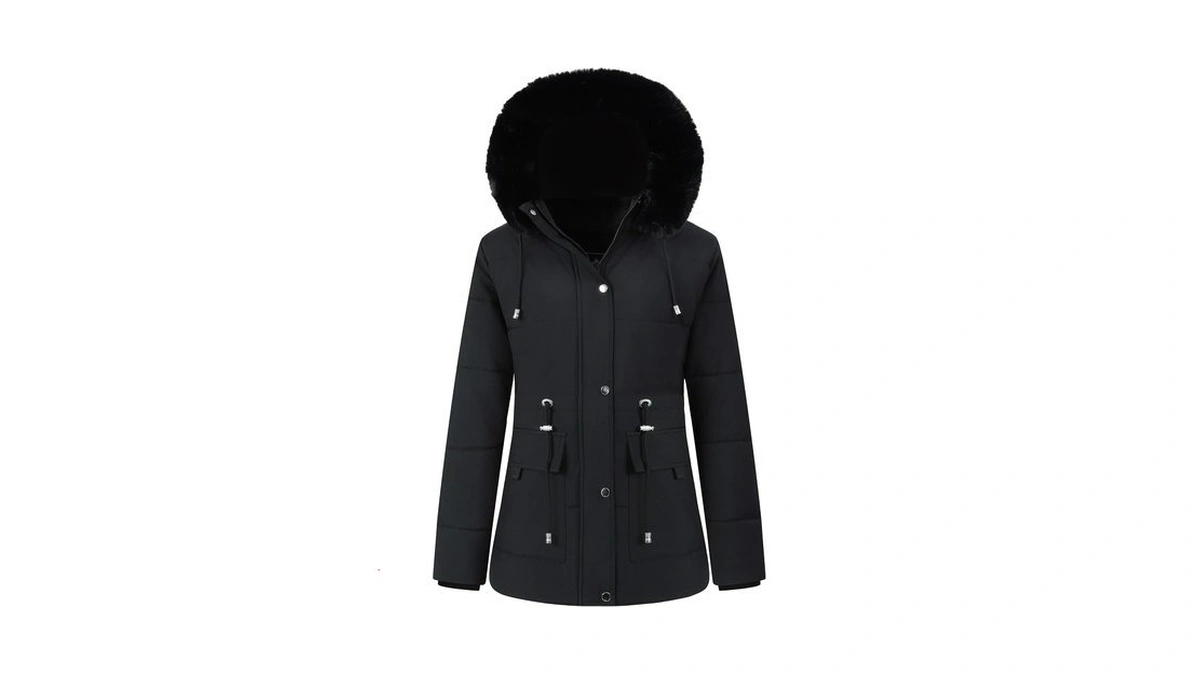 Moerdeng Women's Warm Winter Puffer Coat Thicken Fleece Lined Down