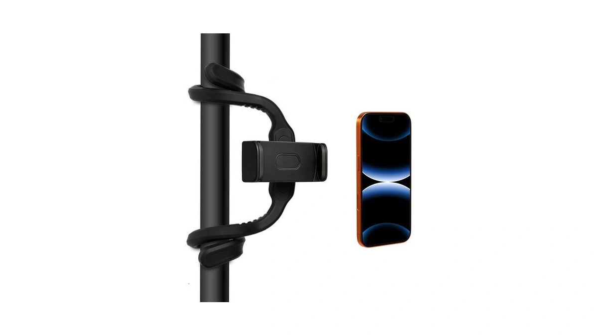 Booqiboy Flexible Phone Holder For Treadmill,silicone Treadmill Phone Holder For