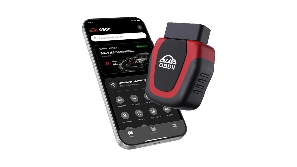 Ujs Rocco Pro Obd2 Scanner Bluetooth, Abs/srs/transmission, No Subscription