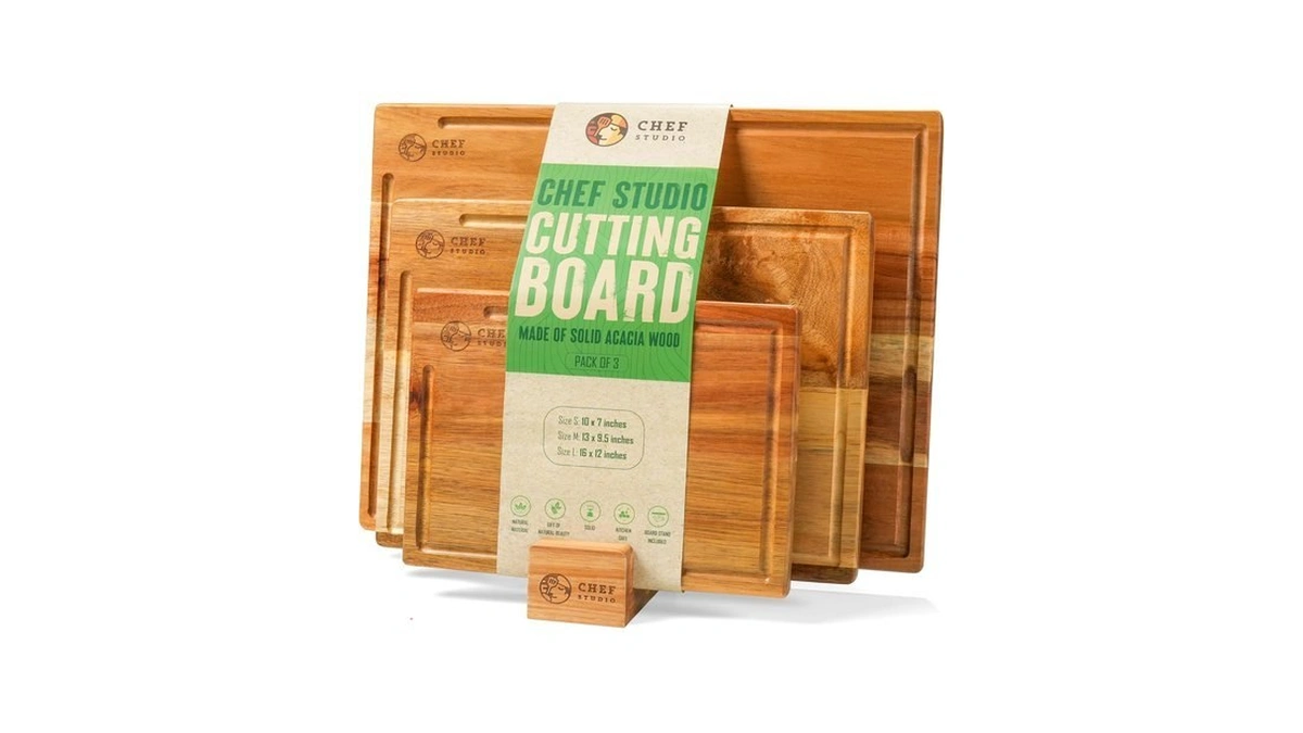 Chef Studio Acacia Wood Cutting Board (set Of 3) β