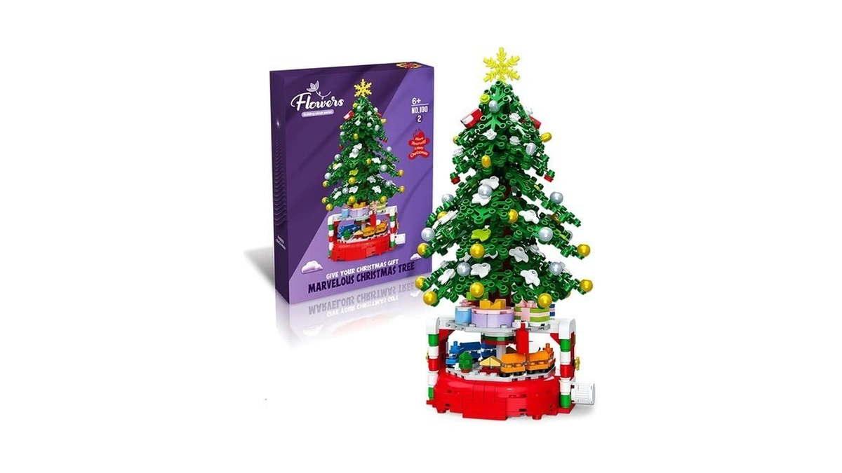 Christmas Tree Building Blocks Set Toys For Kids, Boys &