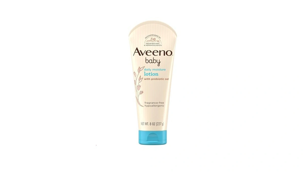 Aveeno Baby Daily Moisture Body Lotion, Fragrance Free, 8 Fl