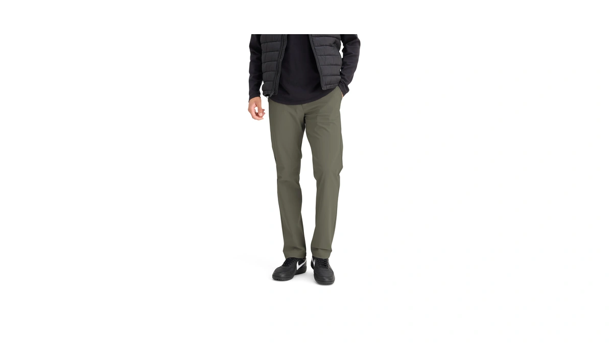 Dockers Men's Go Airweave Chino Slim Fit Pants, Tea Leaf,