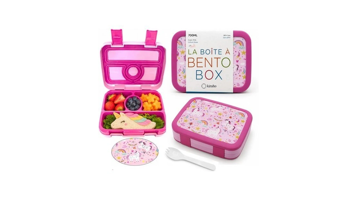 Bento Lunch Box For Kids Toddlers, Leak Proof Containers For