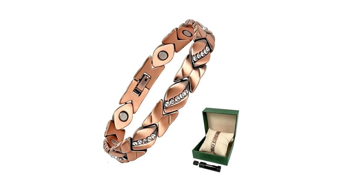 Tsuksonw Copper Bracelets For Women, 99.99% Pure Copper Jewelry With