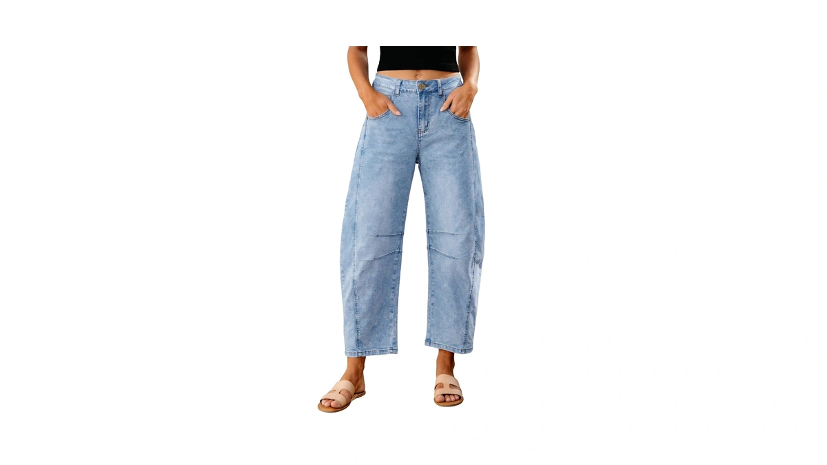 Grapent High Waisted Jeans For Women Cropped Jeans For Women
