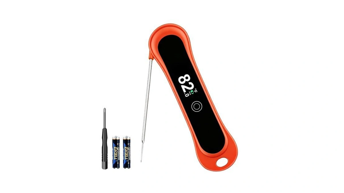 0.5 Sec Instant Read Meat Thermometer Digital, Precision Food Thermometer