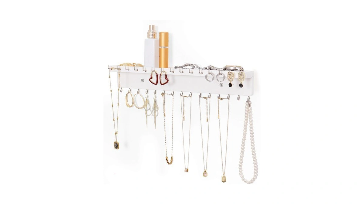 Necklace Holder Wall Mountjewelry Organizer W...