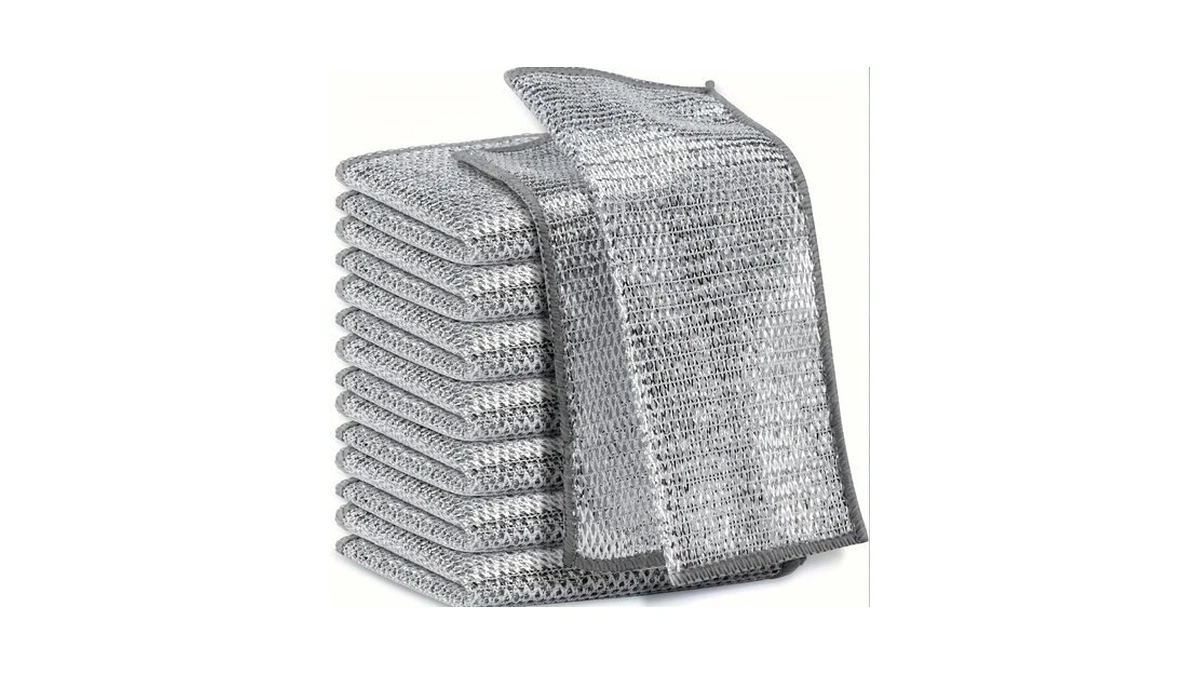 10pcs Miracle Cleaning Cloth - Ultra-durable Mesh Ultrafine Fiber Set