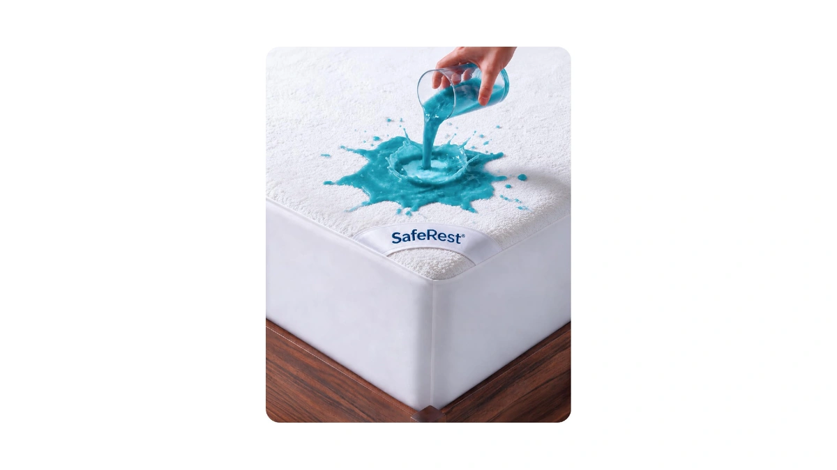 Saferest Waterproof Queen Size Mattress Protector