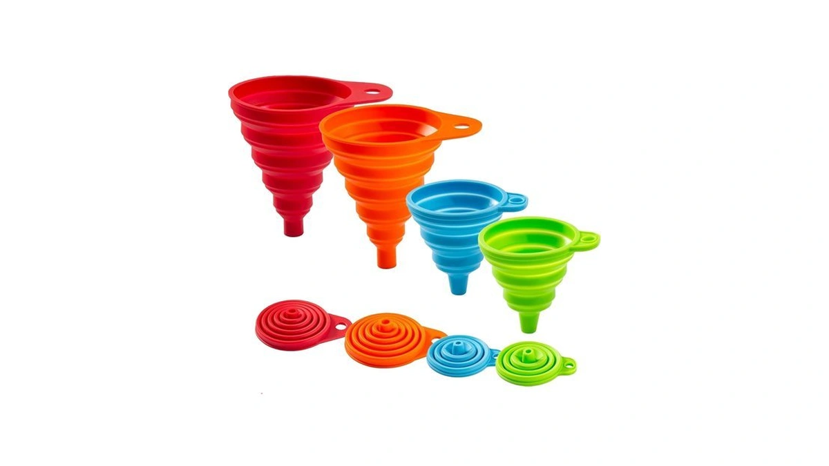 Kitchen Funnel Set 4 Pack, Small And Large, Kitchen Gadgets