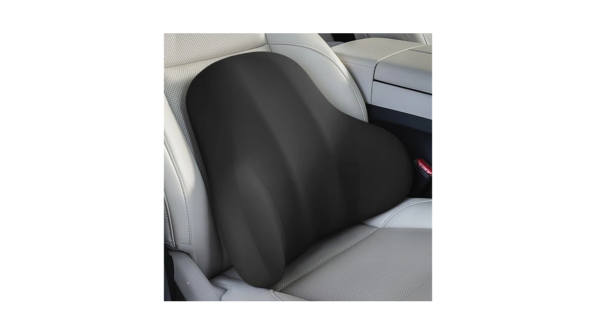 Babur Car Lumbar Support Pillow Memory Foam Back Cushion For