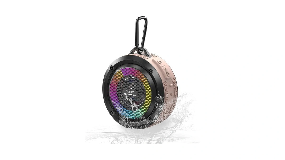 Skywing Shower Speaker, Certified Ipx7 Waterproof, Mini Bluetooth Wireless Small