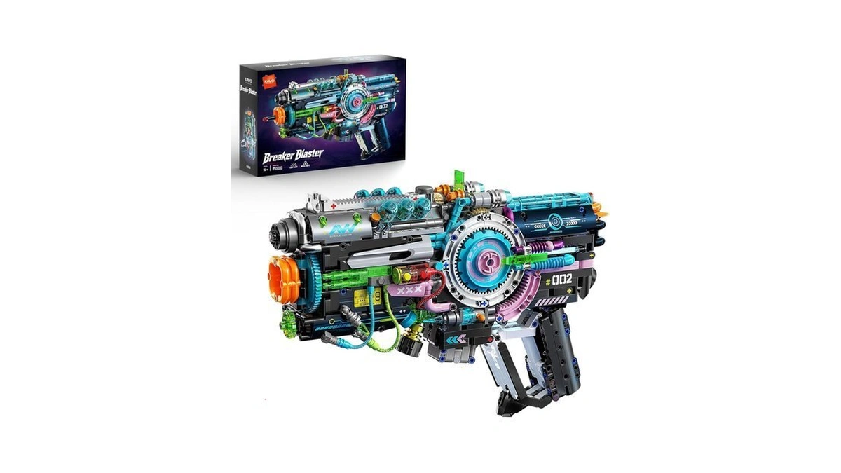 Pikaro Sci-fi Blaster Building Set For Adults And Boys 14+