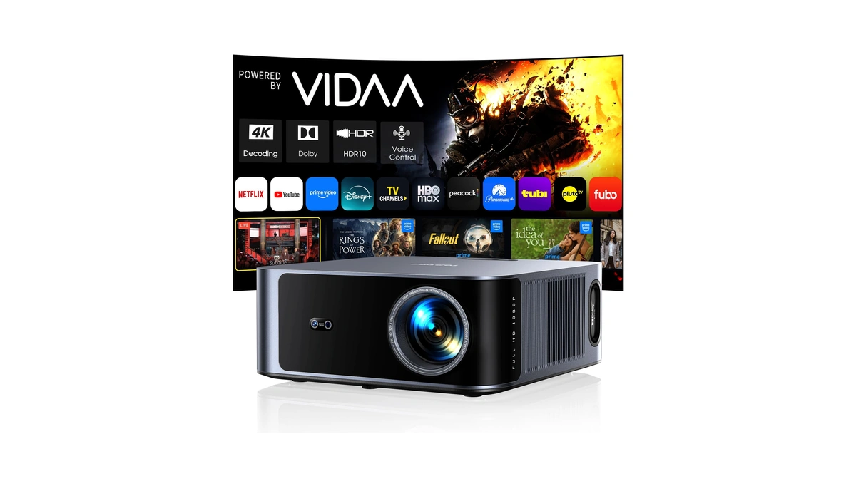Outdoor-projector-4k [vidaa Live Tv/40w Dolby/920 Iso] With Wifi6 And Bluetooth