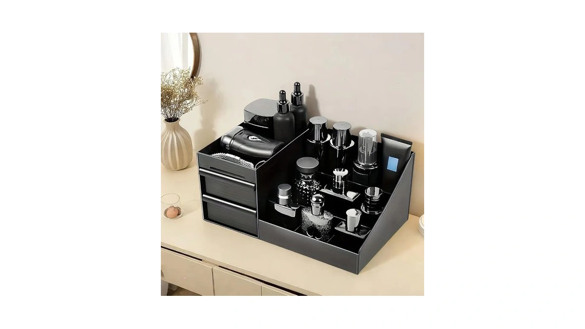 Mens Perfume Organizer, Mens Cologne Organizer,countertop Organizer With Drawers For
