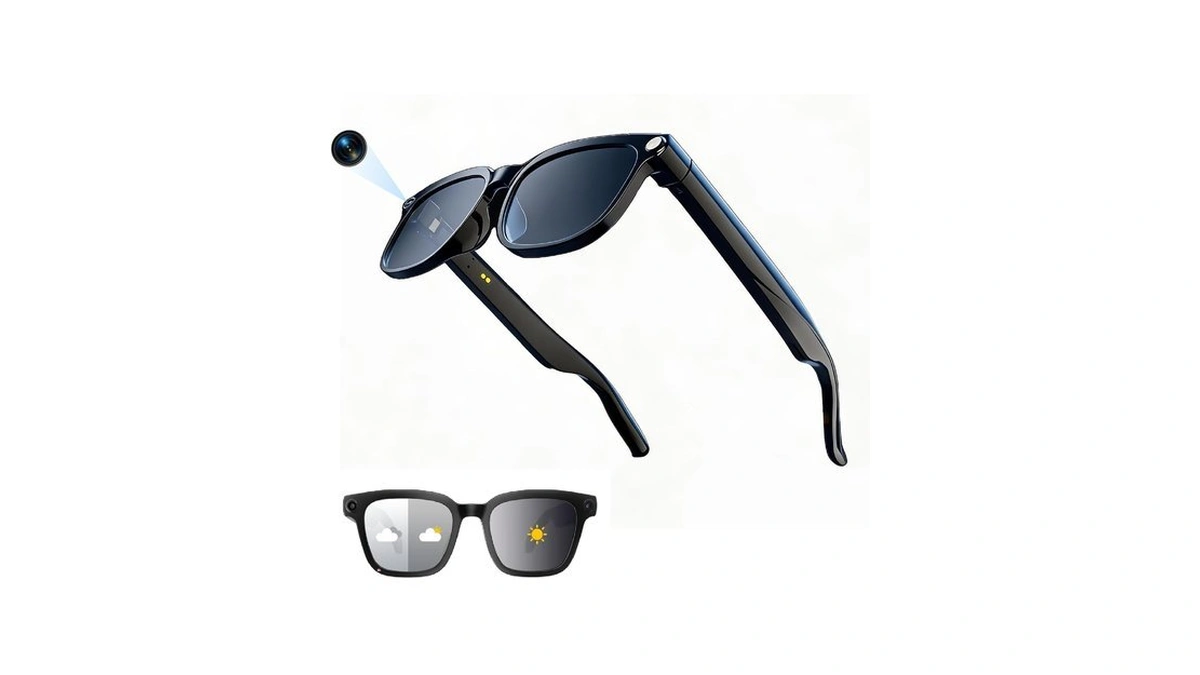 Ai Smart Glasses With Camera, 8mp Hd Video Recording And