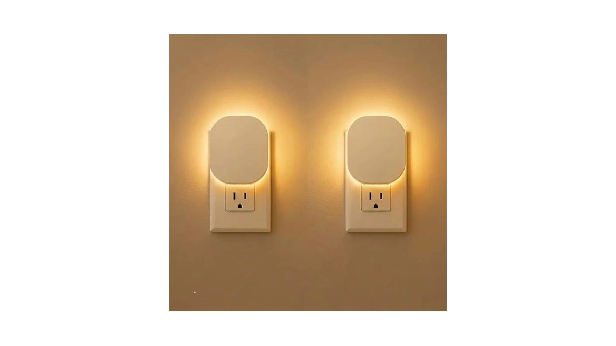 Hiwrolat Plug-in Led Backlit Night Light With Motion Sensor &