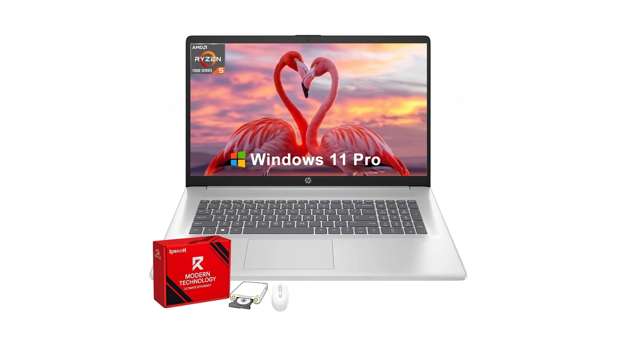 Hp 17.3" Fhd Laptop Computer, 64gb Ram, 2tb Ssd Amd