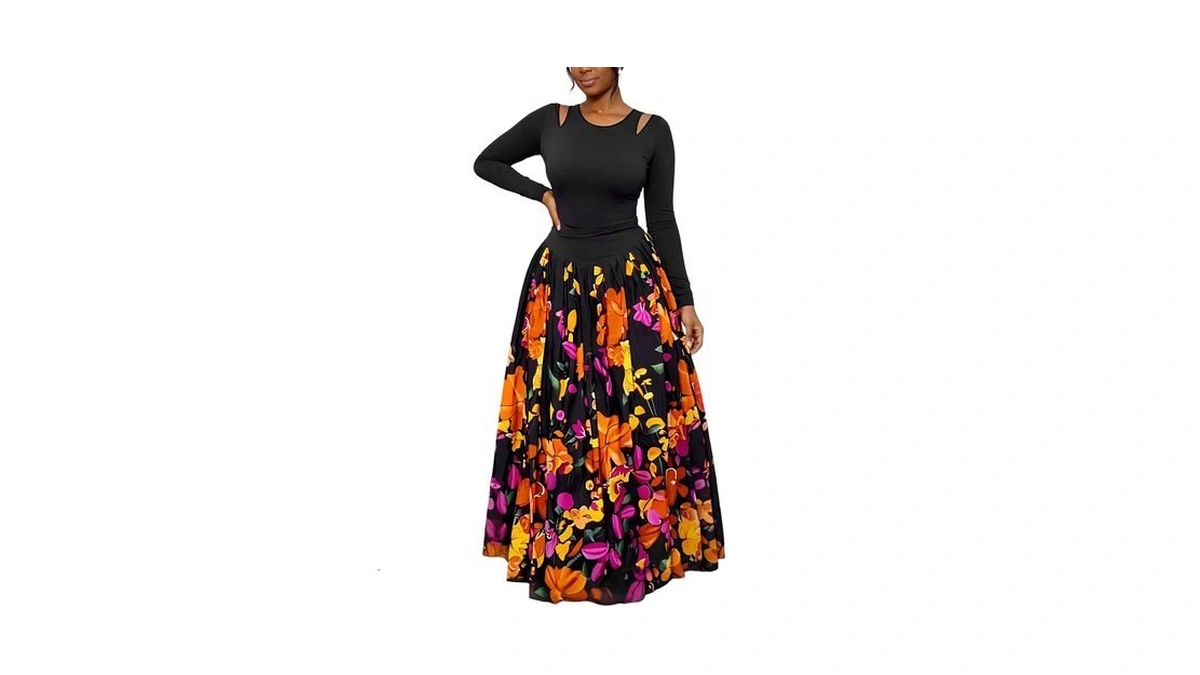 Floral Maxi Dresses For Women - Formal Party Cocktail Church
