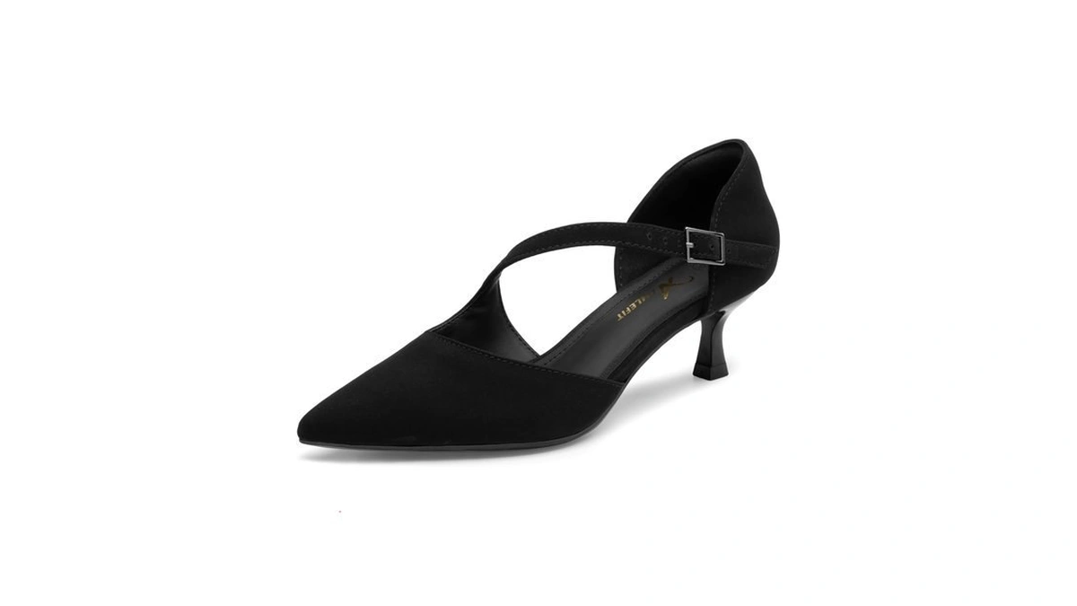 Amazon coupon: Athlefit Women's Low Kitten Heel Pumps D