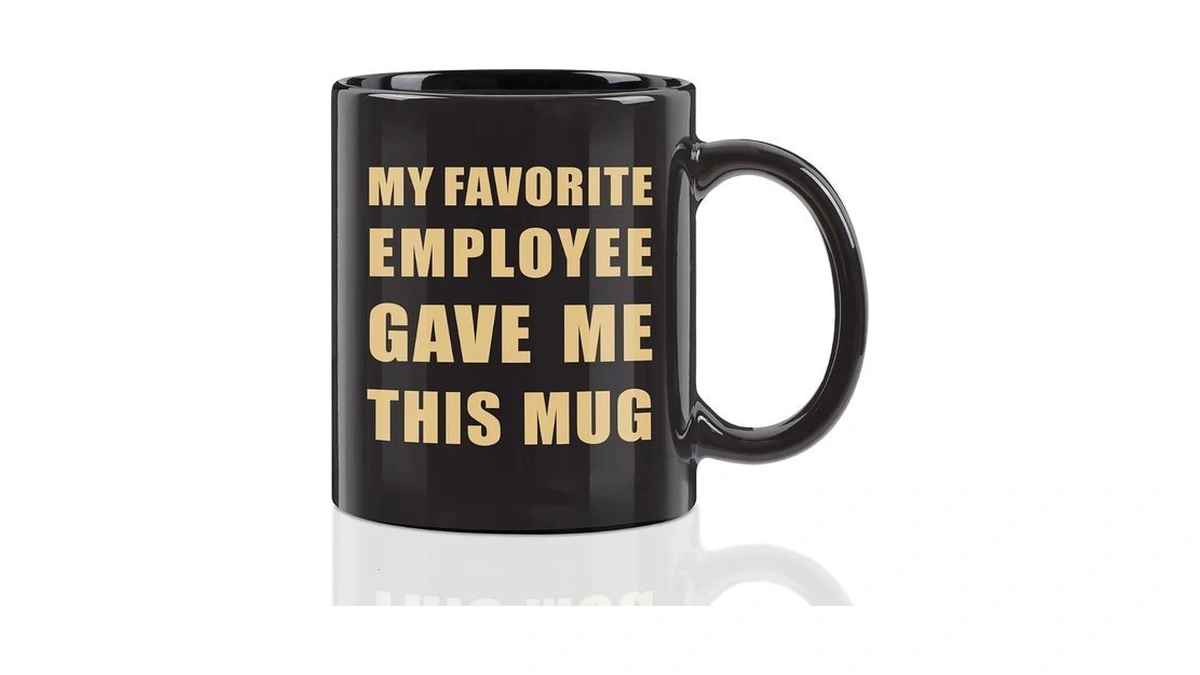 Boss Gift Coffee Cups Ceramic 11oz, My Favorite Employee Gave