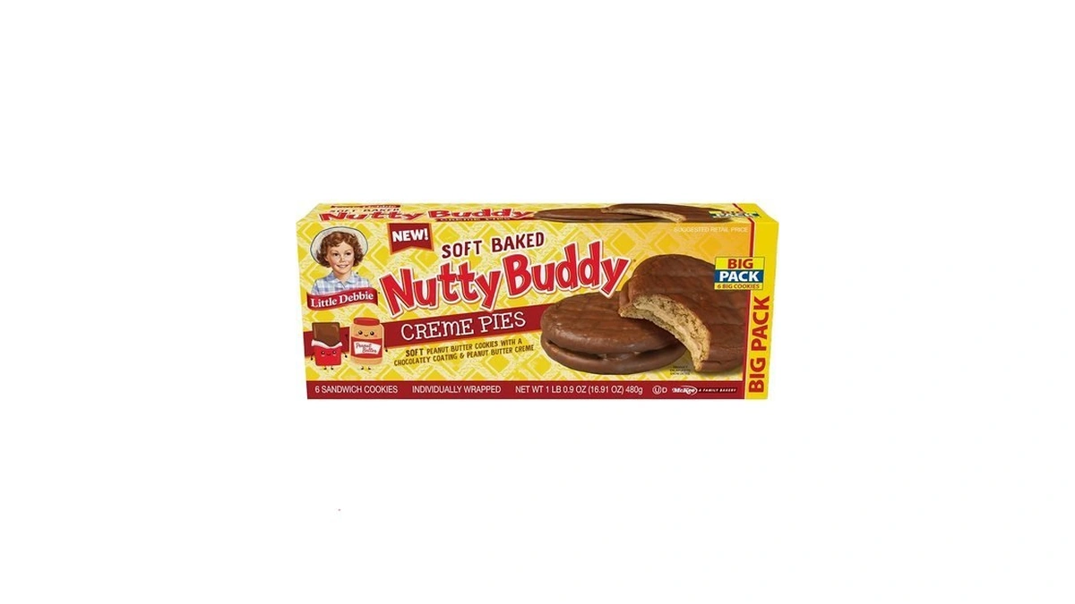 Little Debbie Nutty Buddy Creme Pie Big Pack, 16.9 Oz