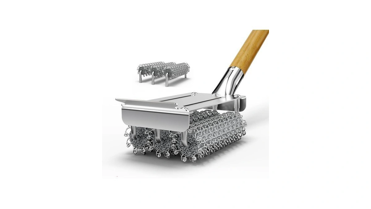 House Again Grill Brush And Scraper Bristle Free With 3