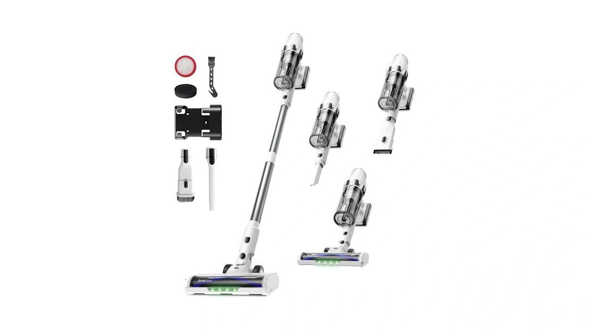 Eleckeys 580w 48kpa Cordless Stick Vacuum Cleaners For Home With